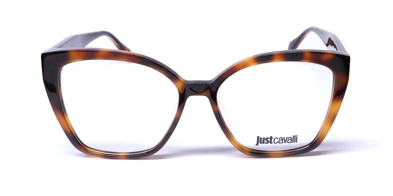 Just Cavalli Vjc005 09aj Eyeglasses Havana Brown 55mm 3