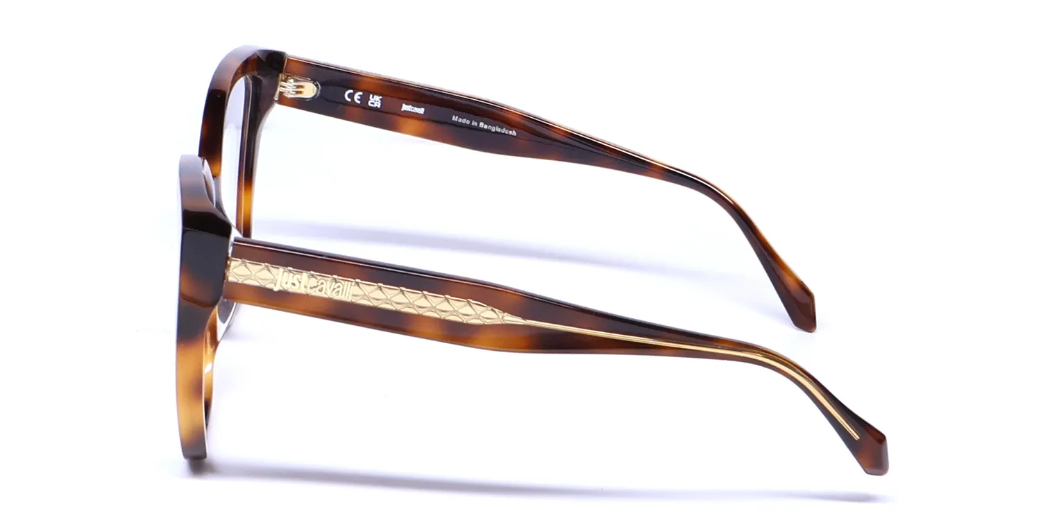 Just Cavalli Vjc005 09aj Eyeglasses Havana Brown 55mm 4