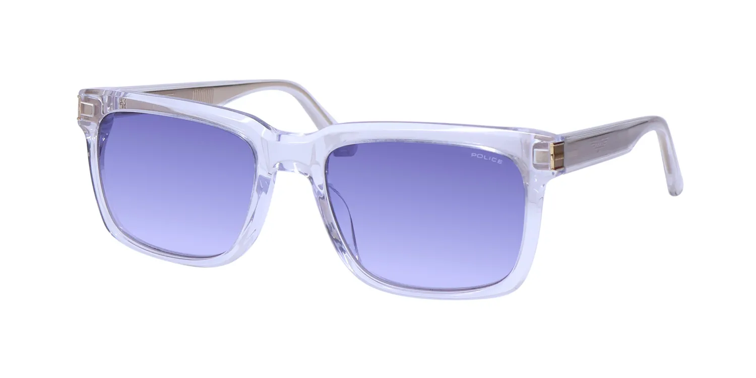 Police Splf12 Origins Hero 2 0885/1 Sunglasses Crystal 55mm