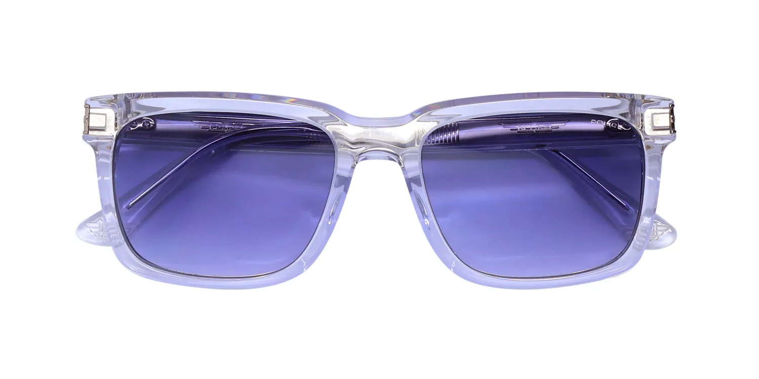 Police Splf12 Origins Hero 2 0885/1 Sunglasses Crystal 55mm 2