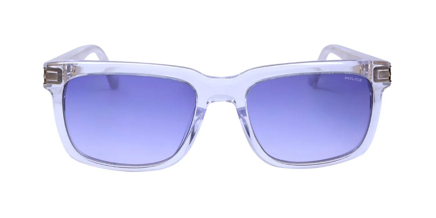 Police Splf12 Origins Hero 2 0885/1 Sunglasses Crystal 55mm 3