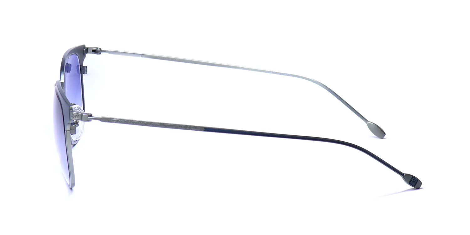 John Varvatos V161 matte navy Sunglasses Matte Navy 50mm Unisex 4