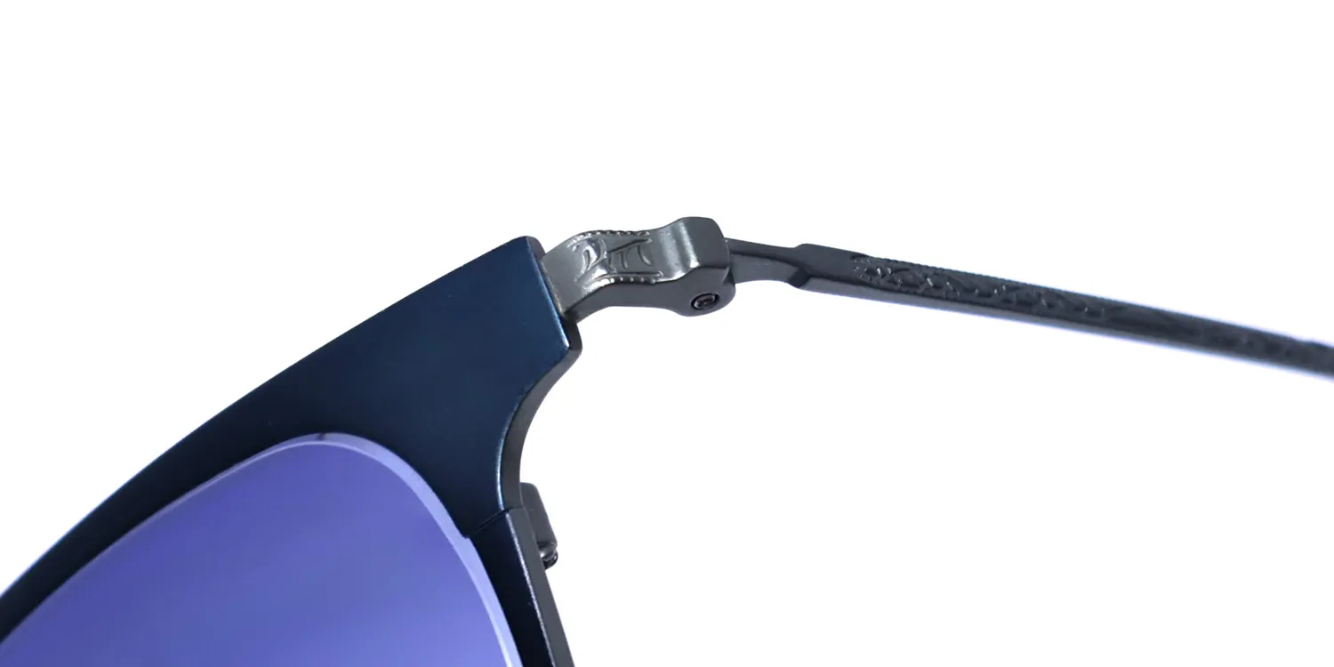 John Varvatos V161 matte navy Sunglasses Matte Navy 50mm Unisex 6