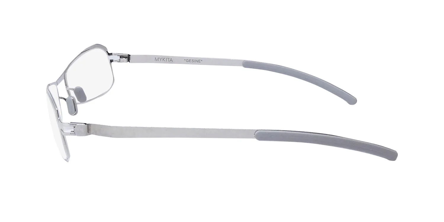 Mykita Gesine 051 Eyeglasses Shiny Silver 50mm Unisex 4