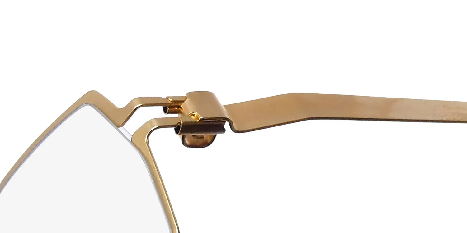 Mykita Lindy 013 Eyeglasses Glossy Gold 51mm 6