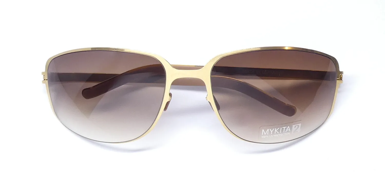 Mykita Ginger 13 Sunglasses Glossy Gold 65mm 2
