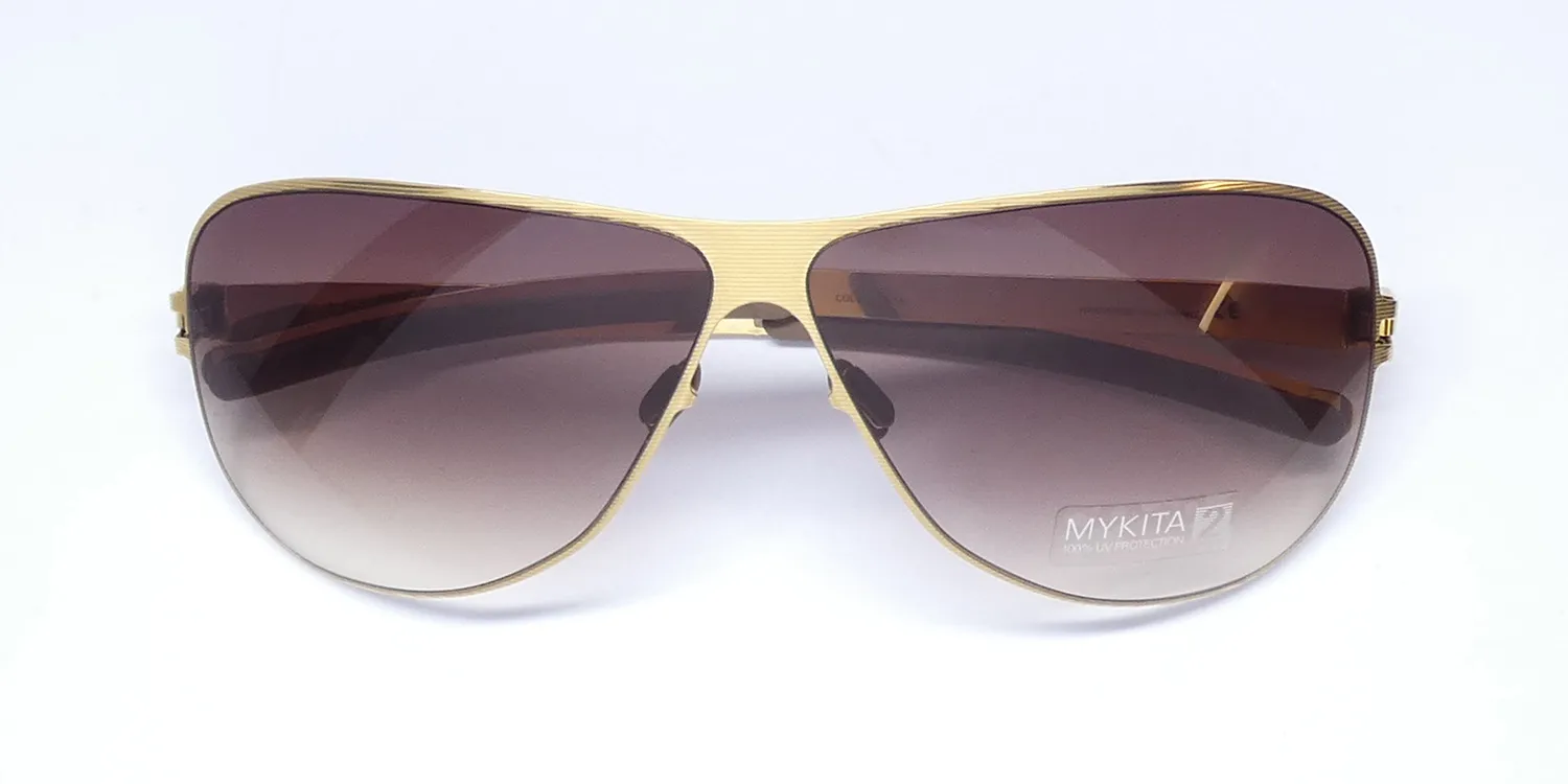 Mykita Ava 08 Sunglasses Gold Line 64mm 2
