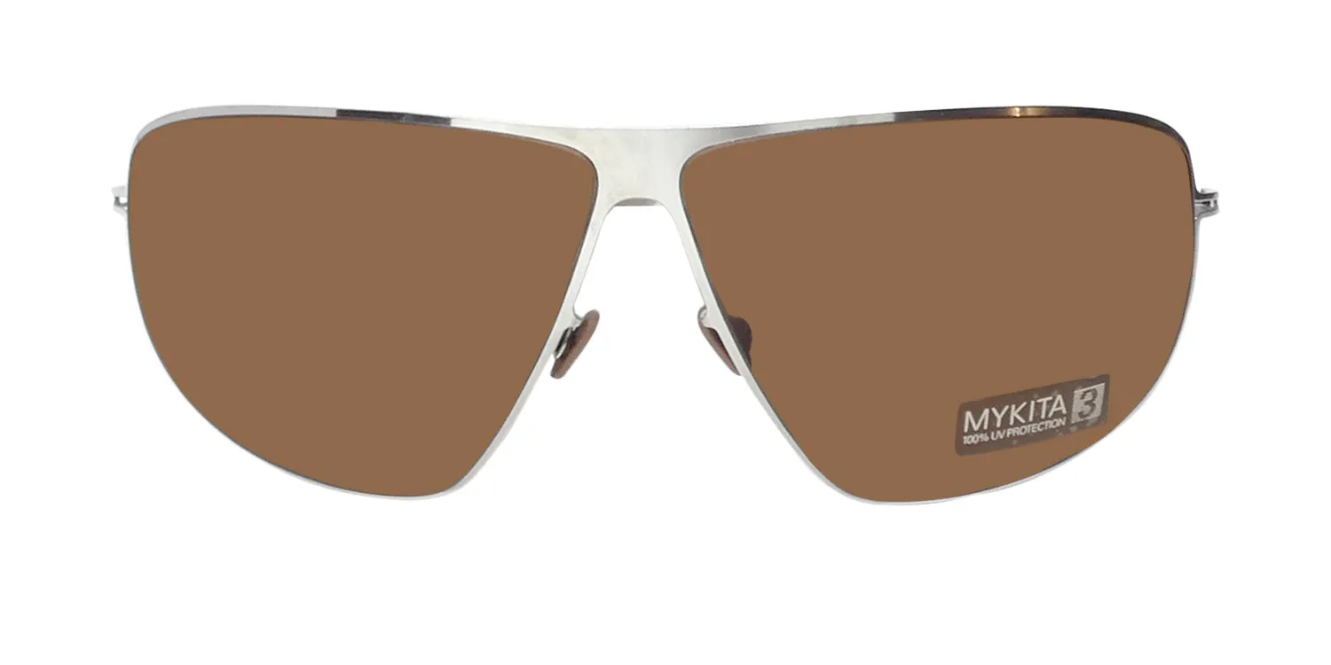 Mykita Tomma 051 Sunglasses Shiny Silver 66mm 2