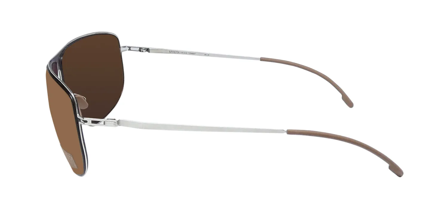 Mykita Tomma 051 Sunglasses Shiny Silver 66mm 4