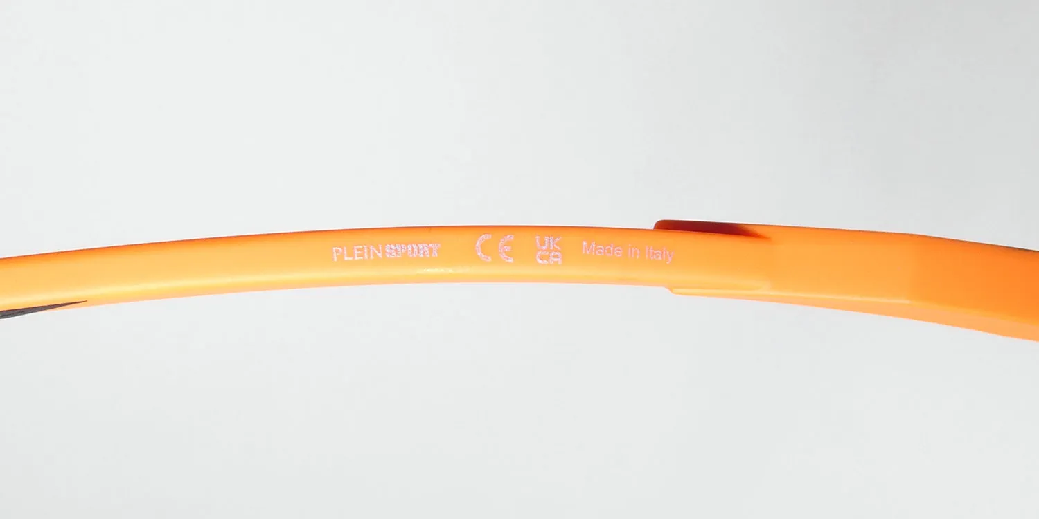 Philipp Plein Ssp011 Plein Sport Wildcat b55p-1 Sunglasses Bright Matte Orange 56mm Unisex 7