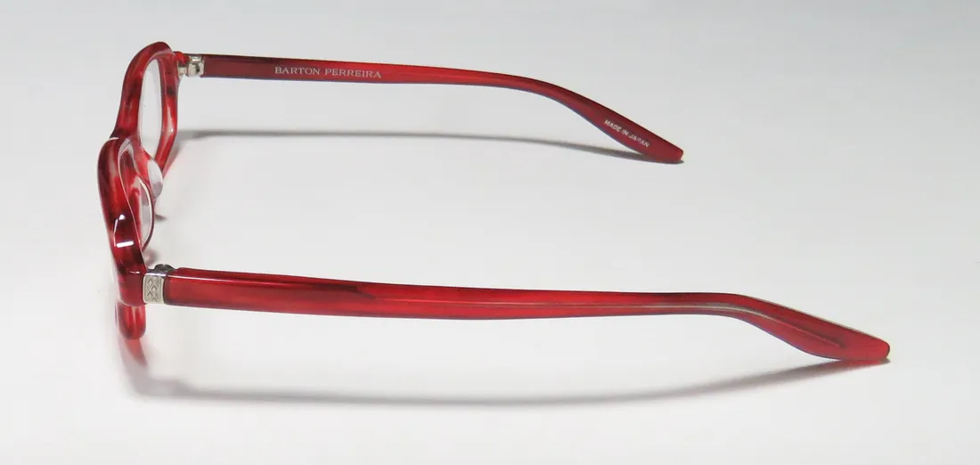 Barton Perreira Nicholette sca/sil Eyeglasses Scarlet 49mm 4