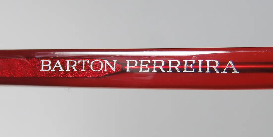 Barton Perreira Nicholette sca/sil Eyeglasses Scarlet 49mm 7