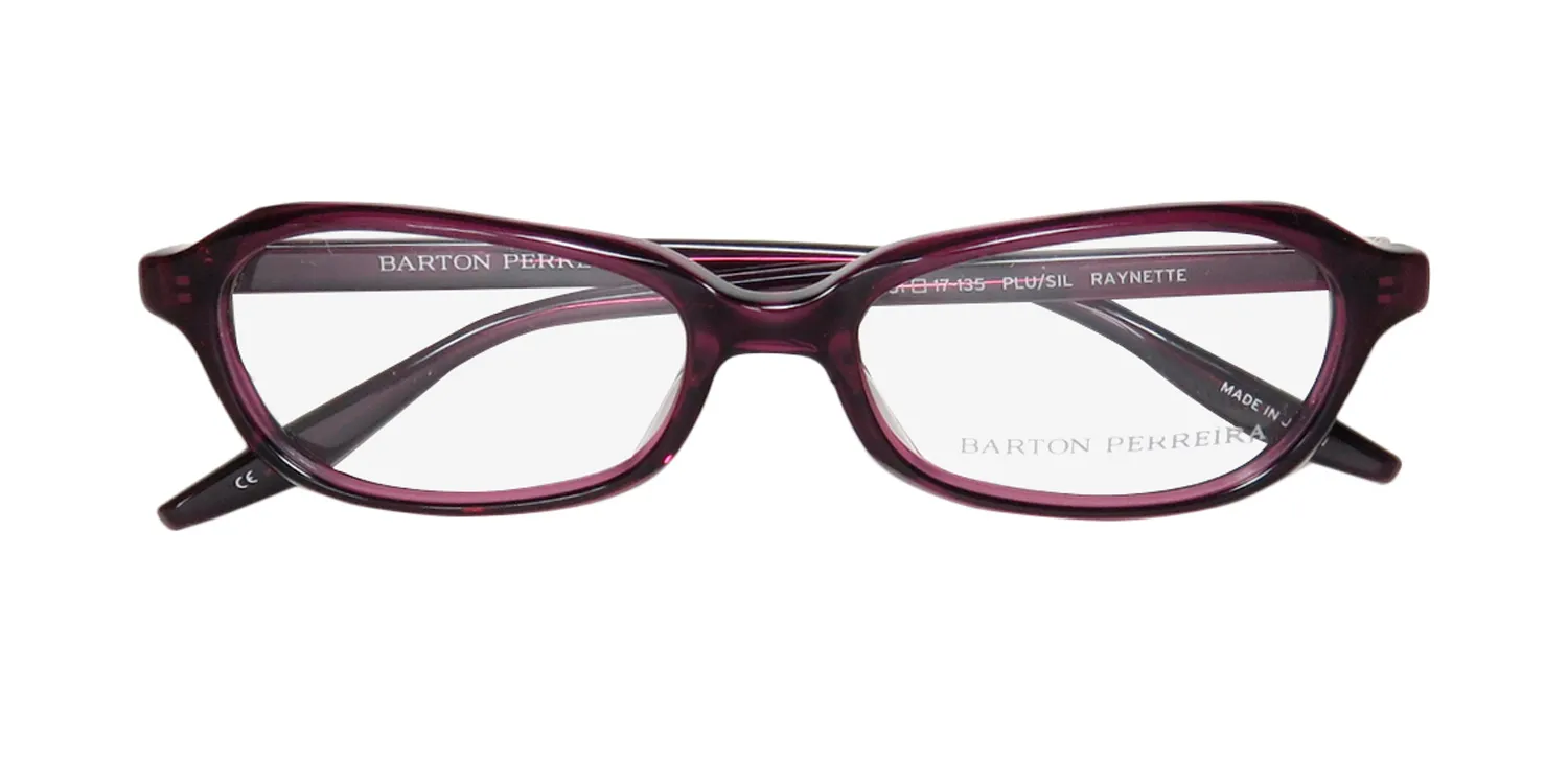 Barton Perreira Raynette plu/sil Eyeglasses Plum 51mm 2