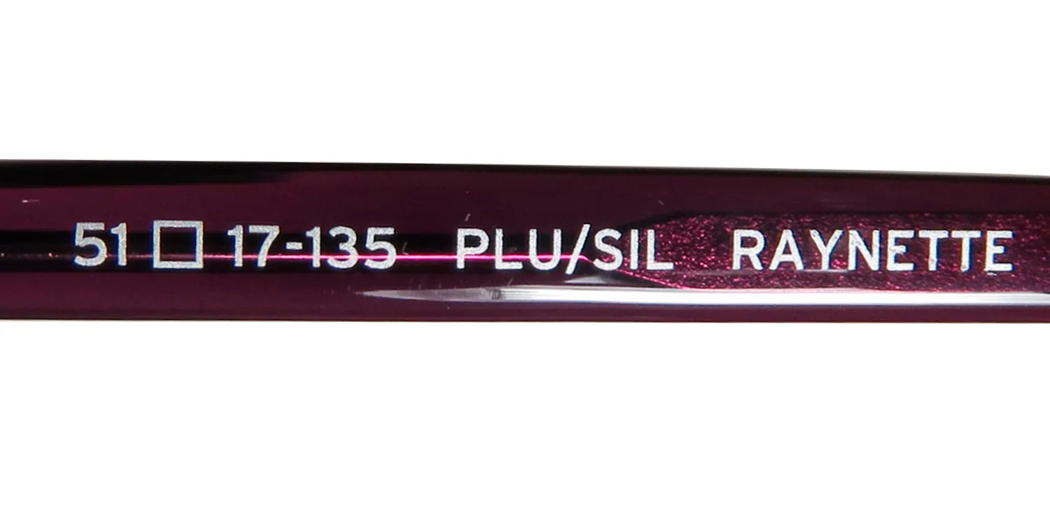 Barton Perreira Raynette plu/sil Eyeglasses Plum 51mm 8