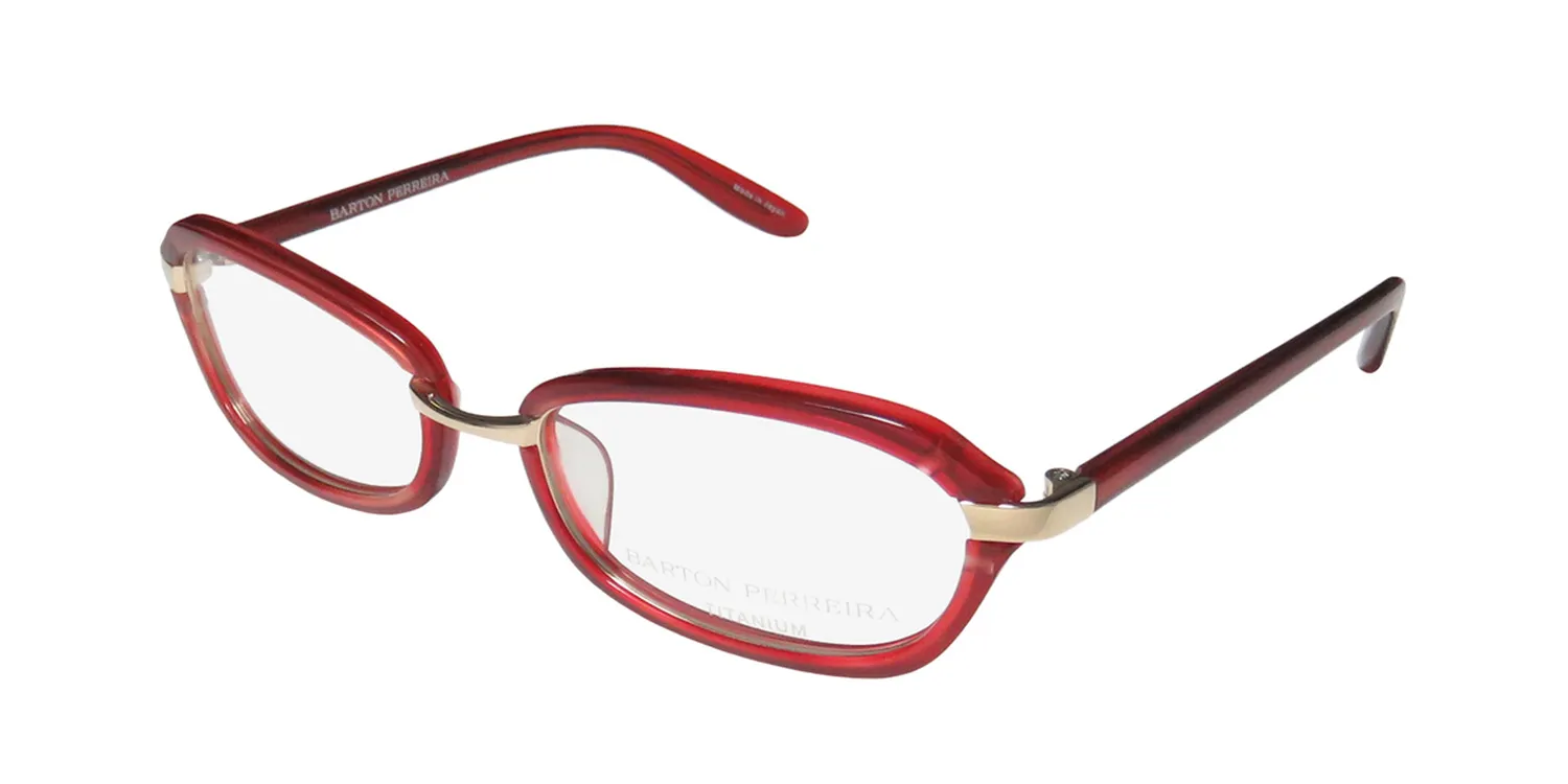 Barton Perreira Rosalie sca/chi Eyeglasses Chinos Scarlet 50mm