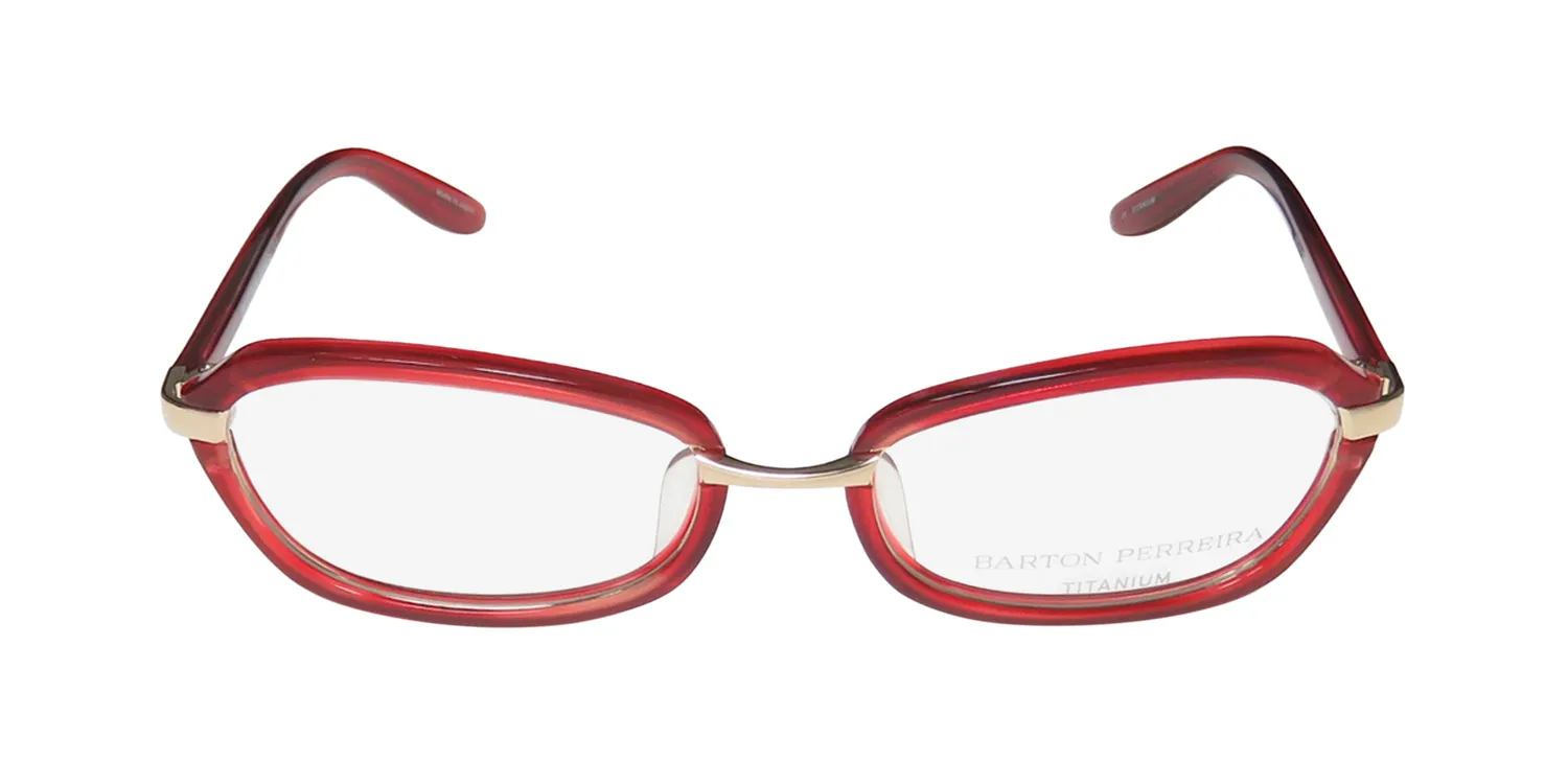 Barton Perreira Rosalie sca/chi Eyeglasses Chinos Scarlet 50mm 3