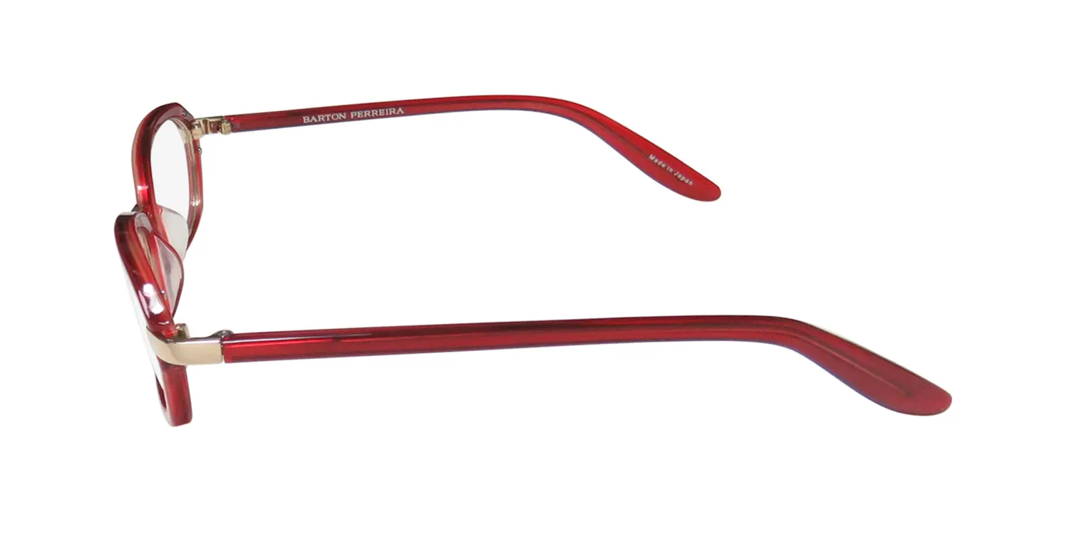 Barton Perreira Rosalie sca/chi Eyeglasses Chinos Scarlet 50mm 4