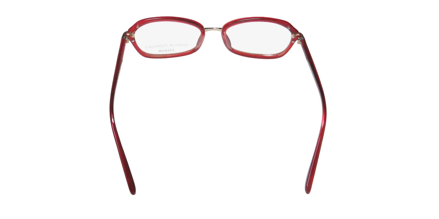 Barton Perreira Rosalie sca/chi Eyeglasses Chinos Scarlet 50mm 5