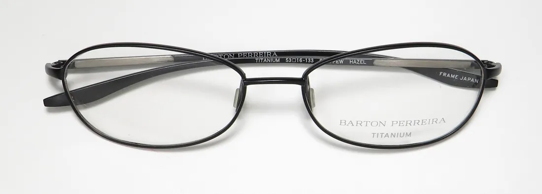 Barton Perreira Hazel bks/pew Eyeglasses Black Satin 53mm 2
