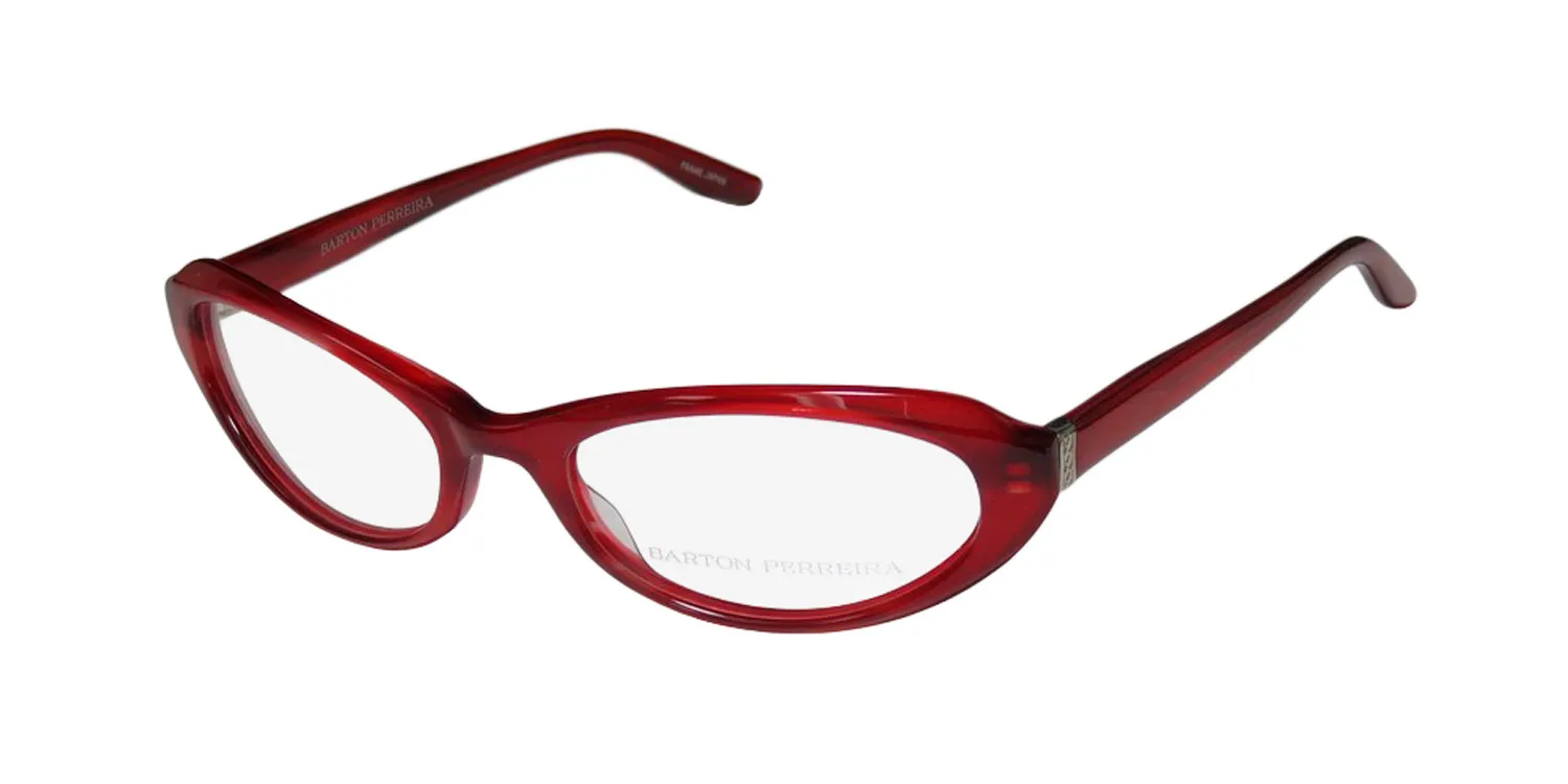 Barton Perreira Lolita sca/sil Eyeglasses Scarlet Red 52mm