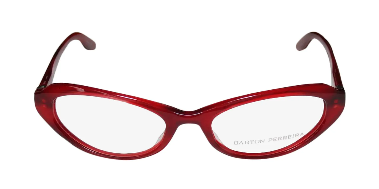 Barton Perreira Lolita sca/sil Eyeglasses Scarlet Red 52mm 3