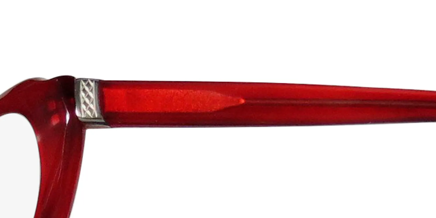 Barton Perreira Lolita sca/sil Eyeglasses Scarlet Red 52mm 6