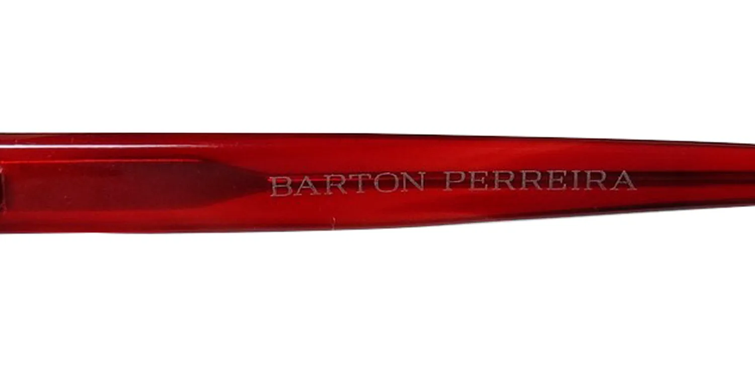Barton Perreira Lolita sca/sil Eyeglasses Scarlet Red 52mm 7