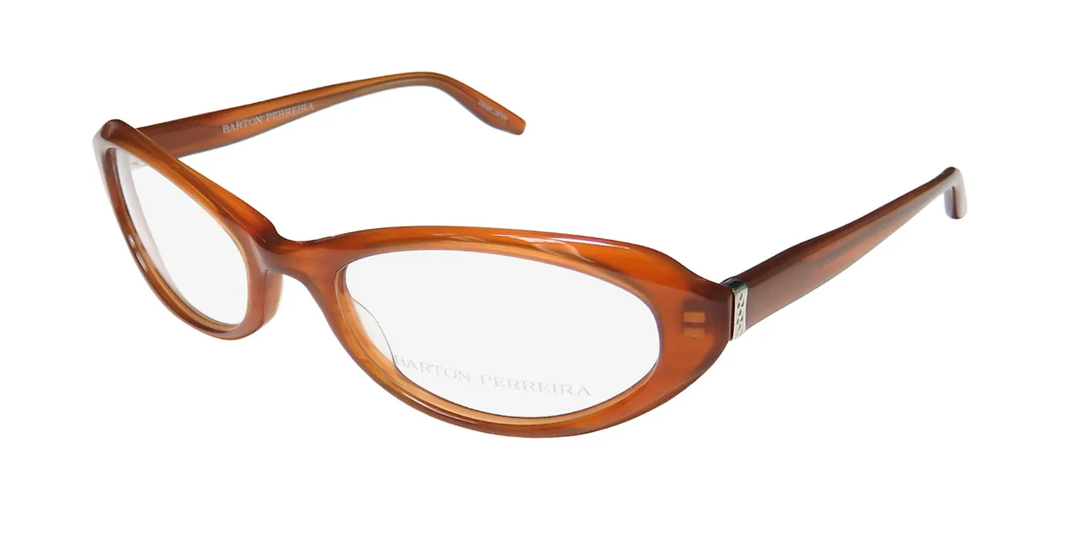 Barton Perreira Lolita amb/sil Eyeglasses Amber 52mm
