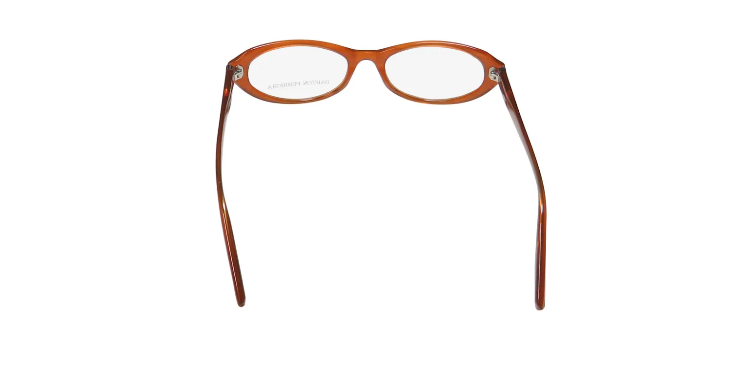 Barton Perreira Lolita amb/sil Eyeglasses Amber 52mm 5