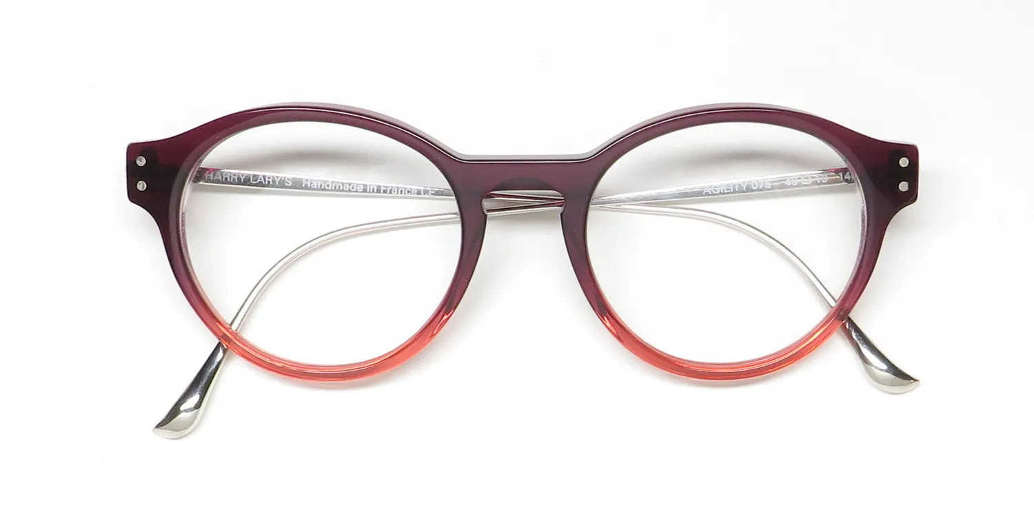 Harry Lary Agility 075 Eyeglasses Transparent Burgundy Gradient 46mm 2