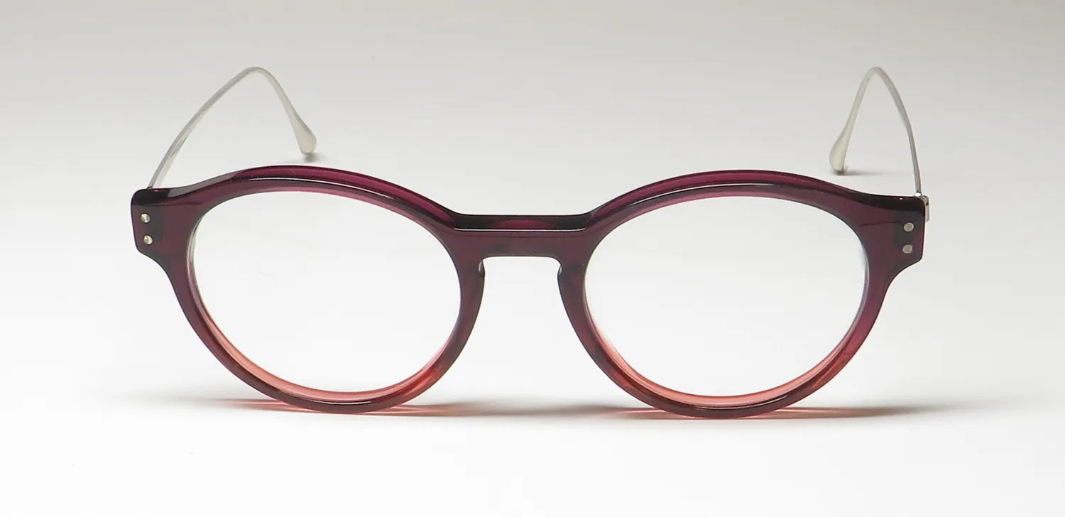 Harry Lary Agility 075 Eyeglasses Transparent Burgundy Gradient 46mm 3