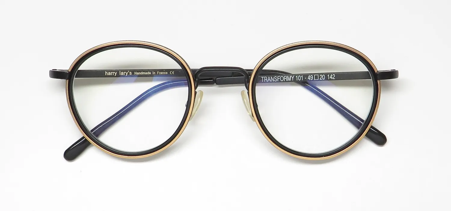 Harry Lary Transformy 101 Eyeglasses Matte Black 49mm Unisex 2