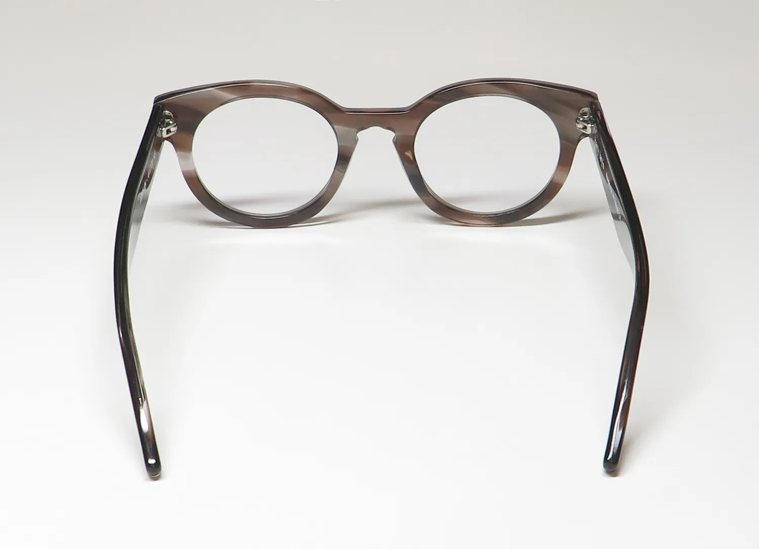 Harry Lary Army 014 Eyeglasses Brown Gray Transparent 44mm 5