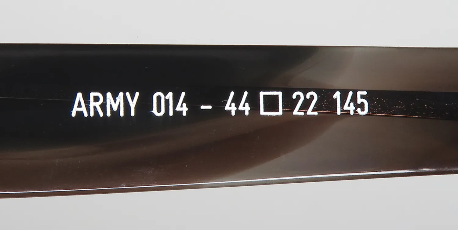 Harry Lary Army 014 Eyeglasses Brown Gray Transparent 44mm 8