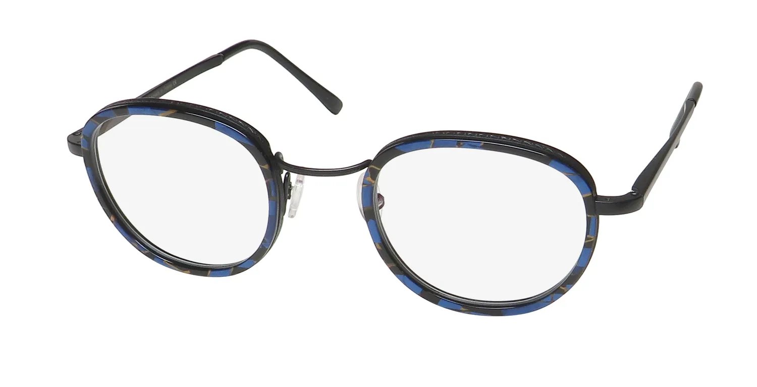 Harry Lary Athlety 385 Eyeglasses Blue 46mm