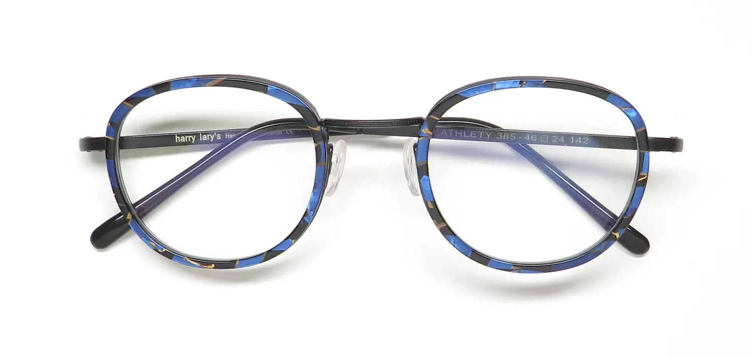 Harry Lary Athlety 385 Eyeglasses Blue 46mm 2