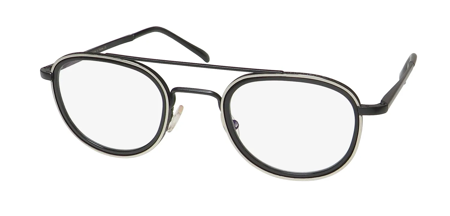 Harry Lary Electrony 701 Eyeglasses Matte Black 48mm