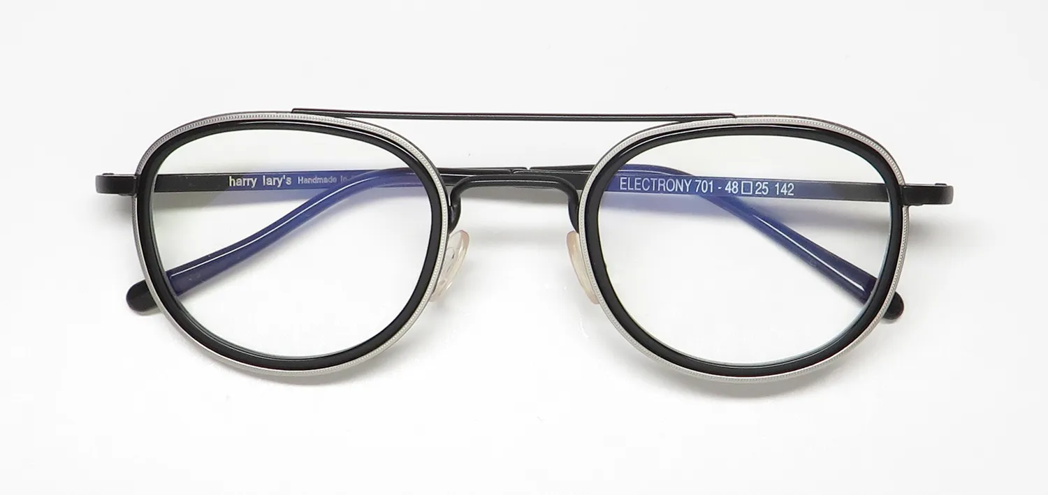 Harry Lary Electrony 701 Eyeglasses Matte Black 48mm 2