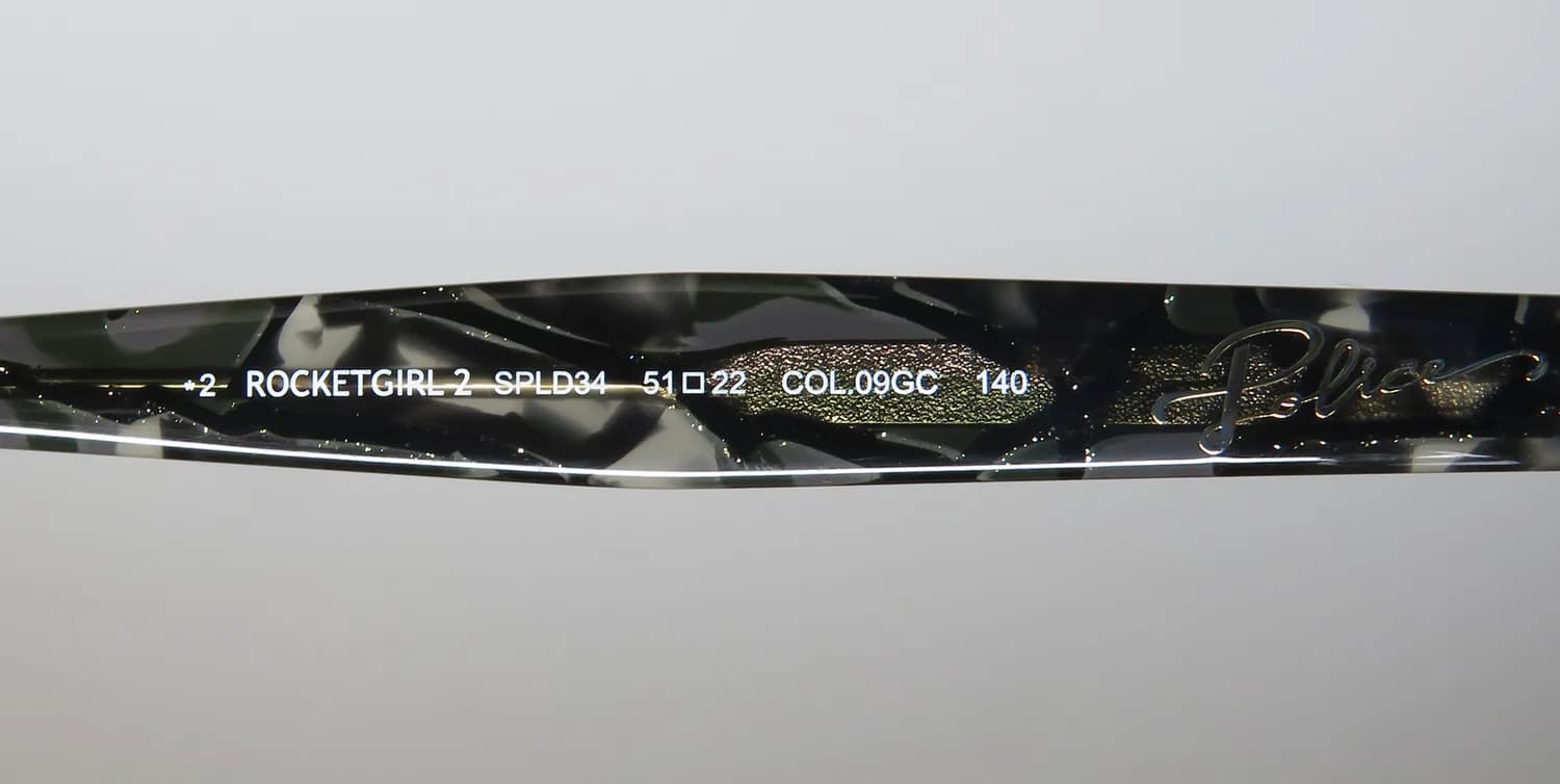Police Spld34 09gc Eyeglasses Green 51mm 8
