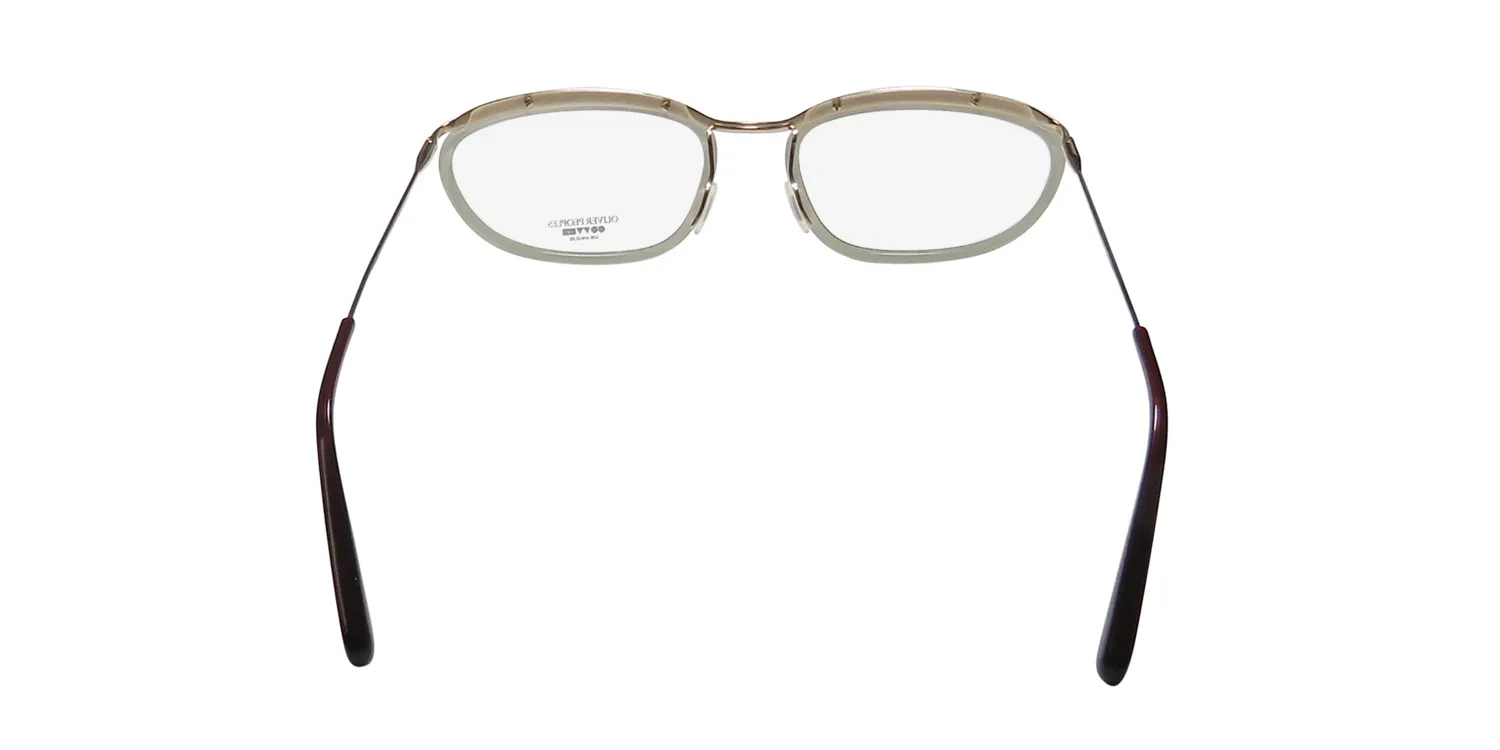 Oliver Peoples Massine cl/g Eyeglasses Merlot 52mm Unisex 5