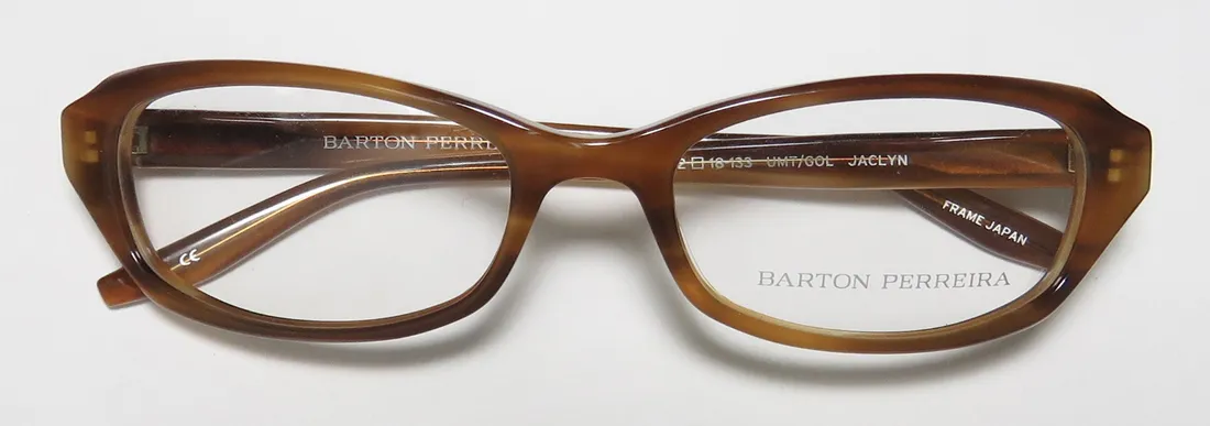 Barton Perreira Jaclyn umt/gol Eyeglasses Umber Tortoise 52mm 2