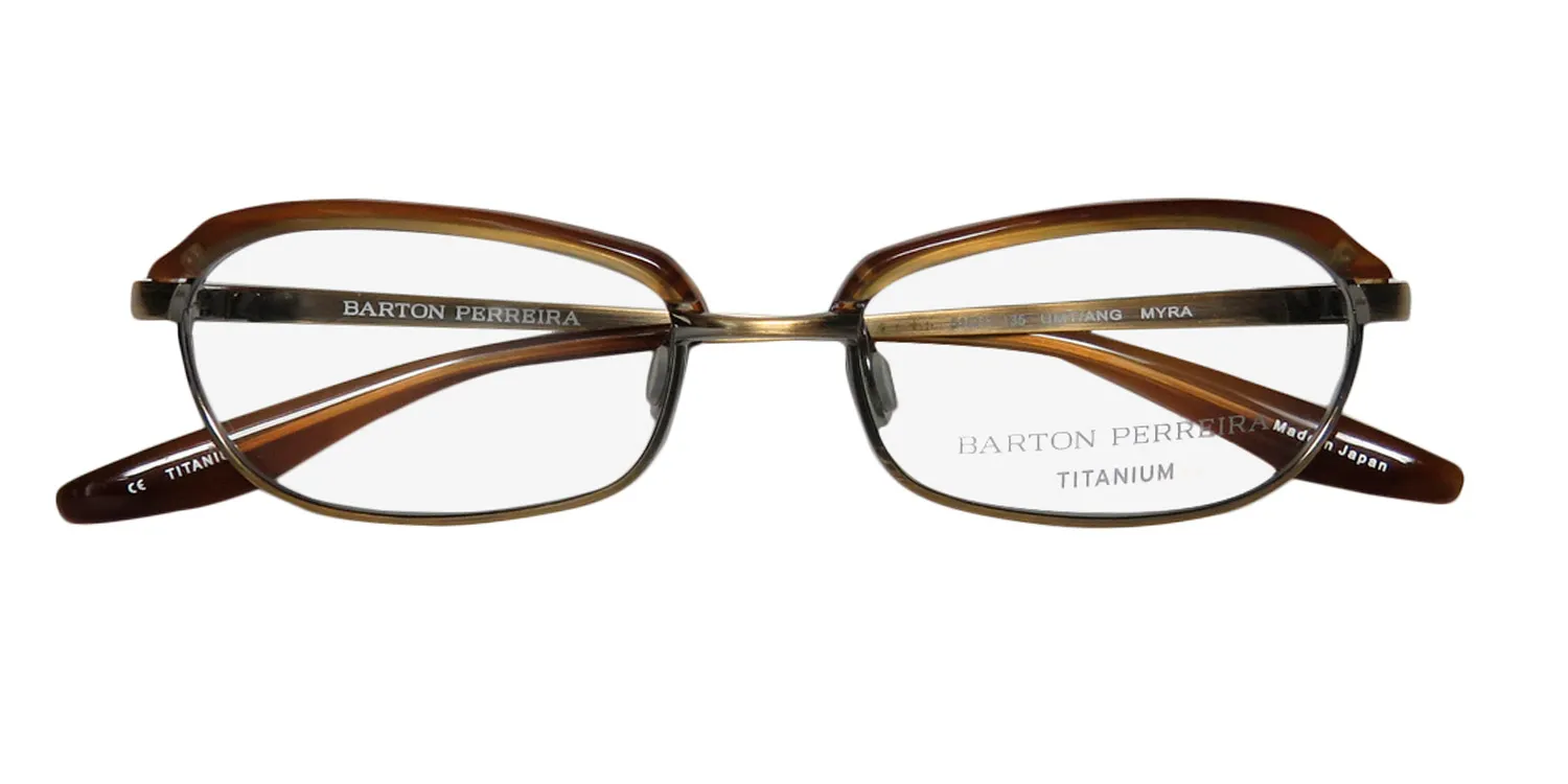 Barton Perreira Myra umt/ang Eyeglasses Antique Gold 51mm 2