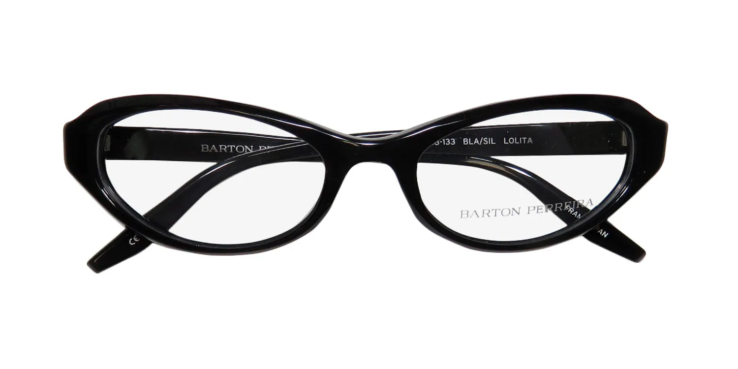 Barton Perreira Lolita bla/sil Eyeglasses Black 52mm 2