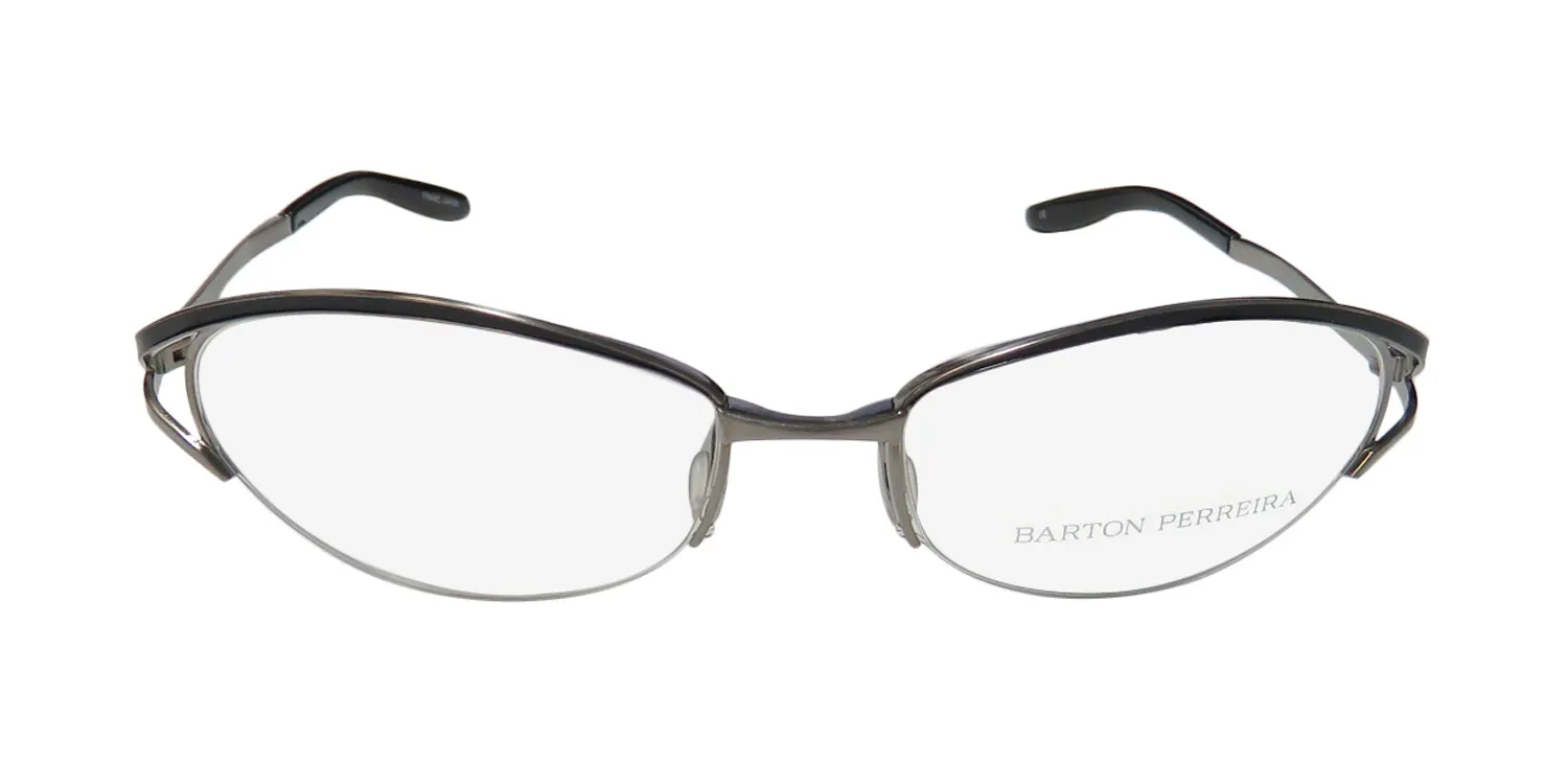 Barton Perreira Eliza ans/jet Eyeglasses Antique Silver 53mm 3