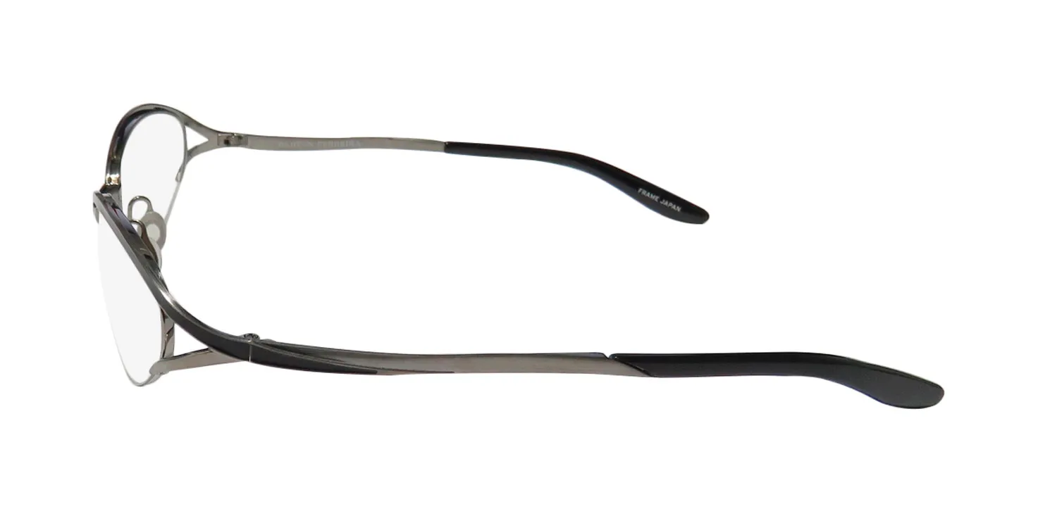 Barton Perreira Eliza ans/jet Eyeglasses Antique Silver 53mm 4