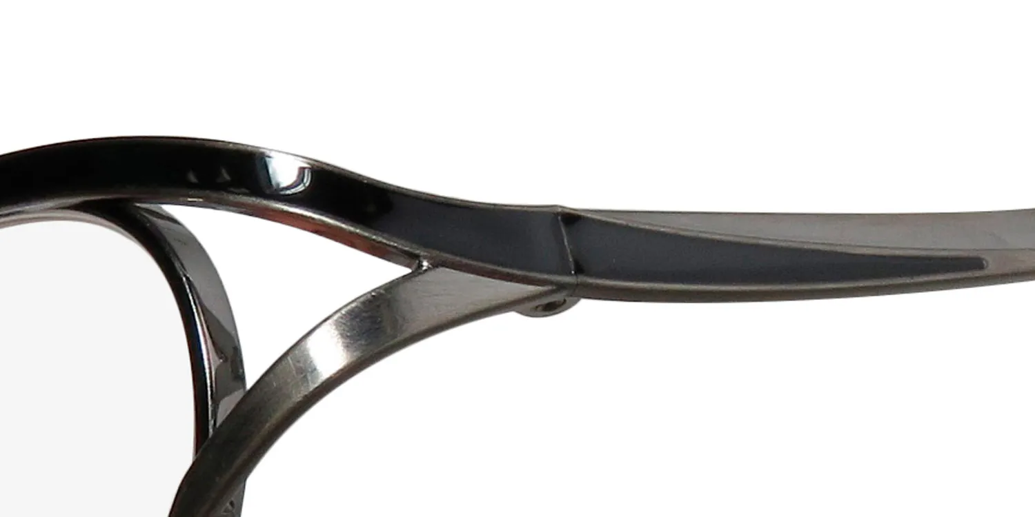 Barton Perreira Eliza ans/jet Eyeglasses Antique Silver 53mm 6