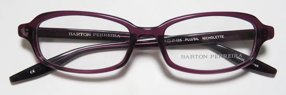 Barton Perreira Nicholette plu/sil Eyeglasses Purple 49mm 2