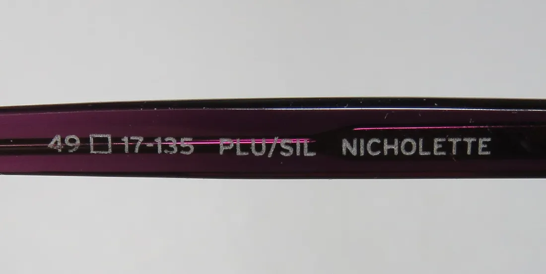 Barton Perreira Nicholette plu/sil Eyeglasses Purple 49mm 8
