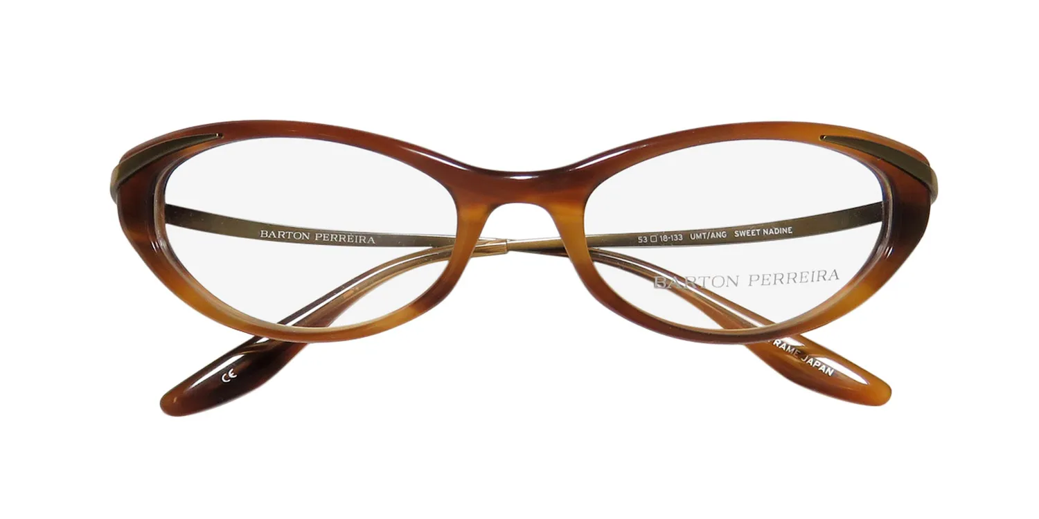 Barton Perreira Sweet Nadine umt/ang Eyeglasses Brown 53mm 2