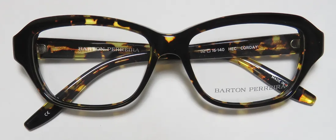 Barton Perreira Corday hec Eyeglasses Tortoise Pattern 52mm 2